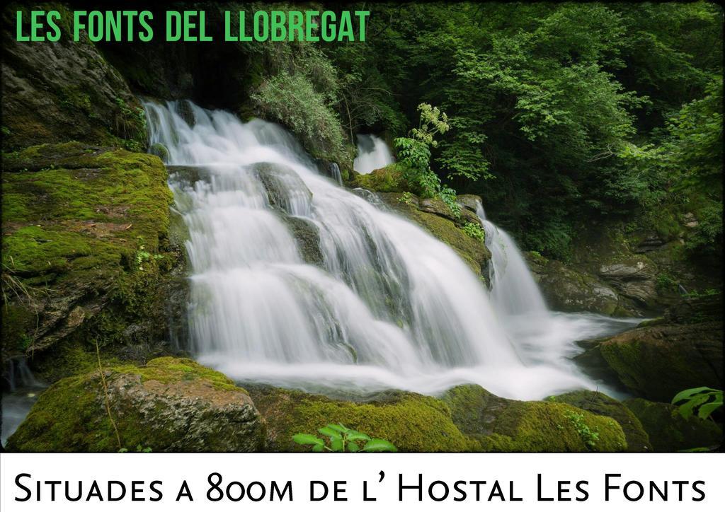 Hostal Les Fonts Касталя-да-н'Уг Екстер'єр фото